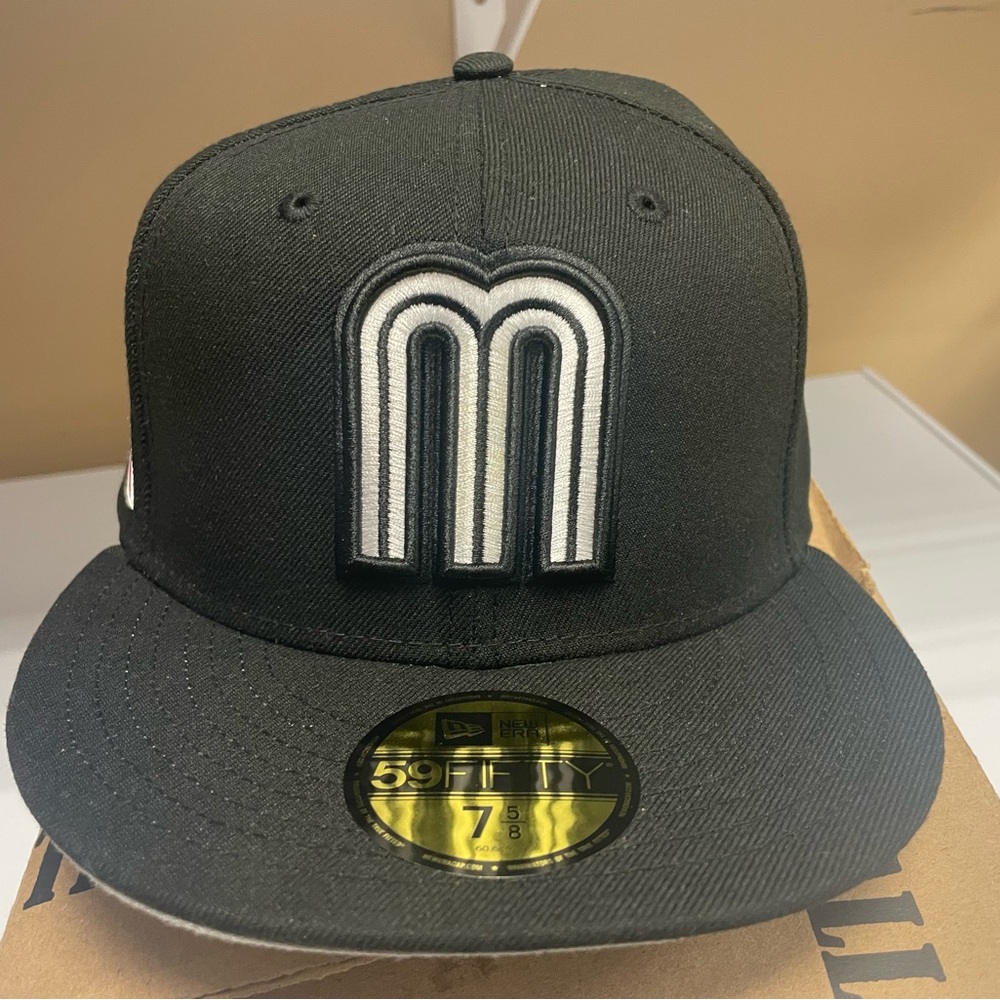 Black New Era Mexico with custom WWE Eddie Guerrero Latino hat patch